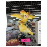 LARGE VINTAGE MAJOLICA BIRD SCULPTURE