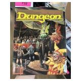 VTG DUNGEON MAGAZINE DUNGEONS & DRAGONS 9/10 1987