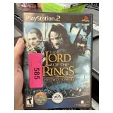 PLAYSTATION 2 PS2 VIDEO GAME THE LORD OF THE RINGS