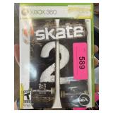 XBOX 360 VIDEO GAME SKATE 2