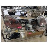 CONTENTS OF SHELF LOT OF CORVETTE PARTS