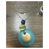 ROBERT ROSE NECKLACE & MATCHED EARRINGS SET