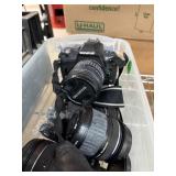 OLYMPUS E410 DIGITAL CAMERA W SEVERAL LENSES
