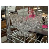LARGE CRYSTAL PEDESTAL BOWL