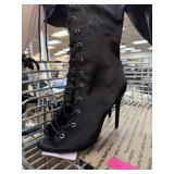 STEVE MADDEN SZ 10 HIGH HEEL THIGH HIGH BOOTS