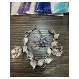 LOT OF VINTAGE JEWELRY BROOCH BRACELET EARRINGS