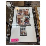 FRAMED TALL TALES STAMPS PAUL BUNYAN JOHN HENRY+