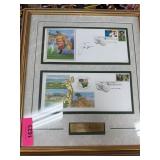 2PC GOLF 1ST DAY COVERS 1 SIGNED