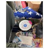LOT OF MIXED MILITARY FLAG / DAV MORE