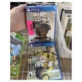 PLAYSTATION 4 PS4 VIDEO GAMES CALL OF DUTY / FIFA