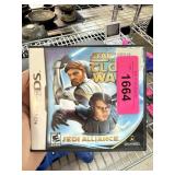 NINTENDO DS GAME STAR WARS CLONE WARS JEDI