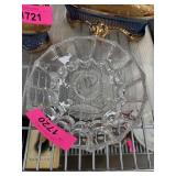 CRYSTAL ROSE THEME FOOTED BOWL