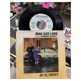 PROMO / DEMO RECORD MAN SIZE LOVE KLYMAXX