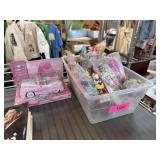 LOT OF BARBIE TOYS  / DIE CAST CAR WTC