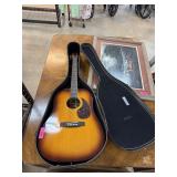 VERY NICE HONDO ACOUSTIC GUITAR H-124AM