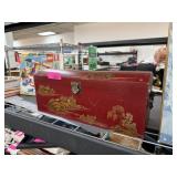 CHINESE THEME HINGED RED BOX