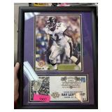 RAY LEWIS PHOTO & SUPERBOWL XXXV 1ST DAY COVER