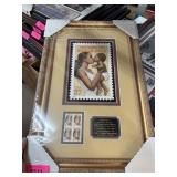 SICKLE CELL STAMP BLOCK FRAMED DISPLAY