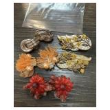 LOT OF 4 PAIRS OF VINTAGE EARRINGS