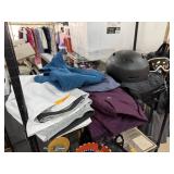 LOT OF COLD WEATHER CLOTHES PANTS / HELMET LOT OF COLD WEATHER CLOTHES PANTS / HELMET