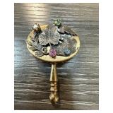 VINTAGE PILL BOX OR CREAM PERFUME HOLDER VINTAGE PILL BOX OR CREAM PERFUME HOLDER