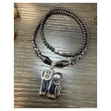 CHINESE HEMATITE ELEPHANT NECKLACE CHINESE HEMATITE ELEPHANT NECKLACE