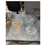 FOSTORIA CUPS / SAUCERS 6 CUPS 5 SAUCERS FOSTORIA CUPS / SAUCERS 6 CUPS 5 SAUCERS