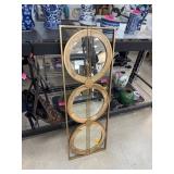 LARGE WALL MIRROR (NICE PIECE) HEAVY QUALITY NOTE LARGE WALL MIRROR (NICE PIECE) HEAVY QUALITY NOTE