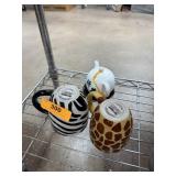 2PC PIER 1 AFRICAN ANIMALS CUPS / CHINESE TEAPOT 2PC PIER 1 AFRICAN ANIMALS CUPS / CHINESE TEAPOT