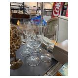 5PC LUIGI BORMIOLI WINE GLASSES 5PC LUIGI BORMIOLI WINE GLASSES