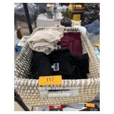 BASKET W ALL MUDPIE GARMENTS BASKET W ALL MUDPIE GARMENTS