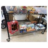 CONTENTS OF SHELF LOT OF BOARD GAMES PUZZLES ETC CONTENTS OF SHELF LOT OF BOARD GAMES PUZZLES ETC