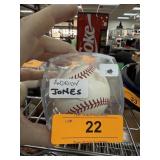 ANDRUW JONES AUTOGRAPHED BASEBALL ANDRUW JONES AUTOGRAPHED BASEBALL
