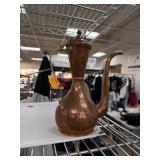 HAMMERED COPPER TURKISH TEAPOT HAMMERED COPPER TURKISH TEAPOT
