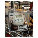 KEVIN SIEGRIST AUTOGRAPHED BASEBALL KEVIN SIEGRIST AUTOGRAPHED BASEBALL