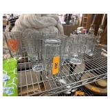 LOT OF GLASSWARE LOT OF GLASSWARE