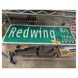 METAL SIGN REDWING WAY 2000 METAL SIGN REDWING WAY 2000
