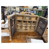 BOX OF GLASS LIQUOR BOTTLES DISPLAY BOX OF GLASS LIQUOR BOTTLES DISPLAY