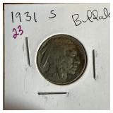 1931-S BUFFALO NICKEL