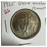 1925 COMMEM STONE MOUNTAIN SILVER HALF DOLLAR