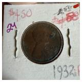 1932 WHEAT PENNY CENT