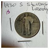 1930-S STANDING LIBERTY SILVER QUARTER