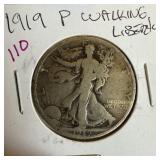 1919 WALKING LIBERTY SILVER HALF DOLLAR