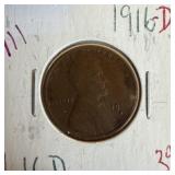 1916-D WHEAT PENNY CENT