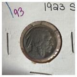 1923-S BUFFALO NICKEL