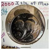 2000 ISLE OF MAN 1 CROWN