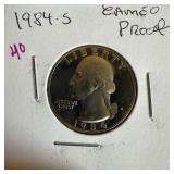 1984-S CAMEO PROOF QUARTER