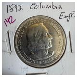 1892 COLUMBIAN EXPO SILVER HALF DOLLAR