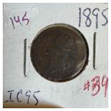 1895 INDIAN HEAD PENNY CENT