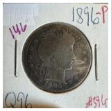 1896 BARBER SILVER QUARTER